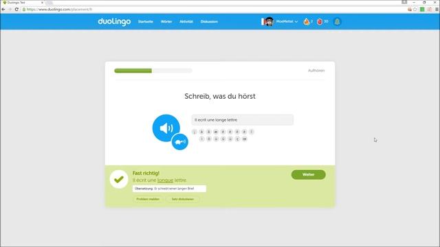 Platzierungstest #1 Moe apprend le français - Let's Play Duolingo - Deutsch смотреть онлайн