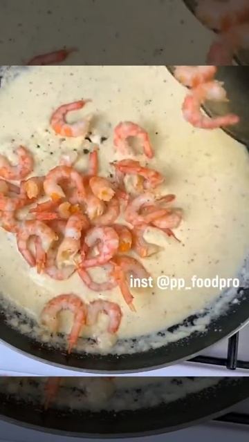 Рецепт пасты с креветками, очень ленивый и простой рецептик смотреть онлайн