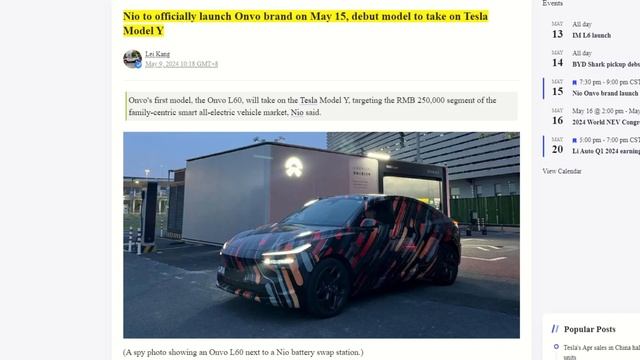 NIO Stock - Must Watch Before May 15th - Huge Run to $10? ONVO L60 News - Partnership #nio #byd смотреть онлайн