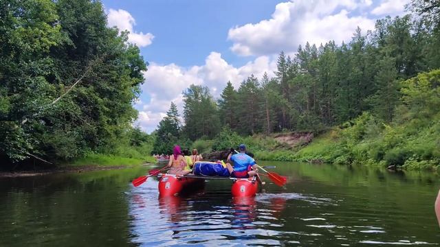 сплав по реке Кундурча, Красный Яр // [vlog] смотреть онлайн