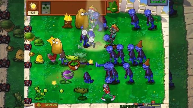 Plants vs. Zombies Beta(Brutal) Мини-игра "Садовая Головоломка" смотреть онлайн