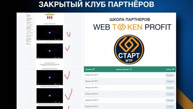 Инструкция как подключиться к воронке продаж WebTokenProfit 1 смотреть онлайн