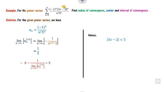 Power Series And Radius Of Convergence With Solved Examples