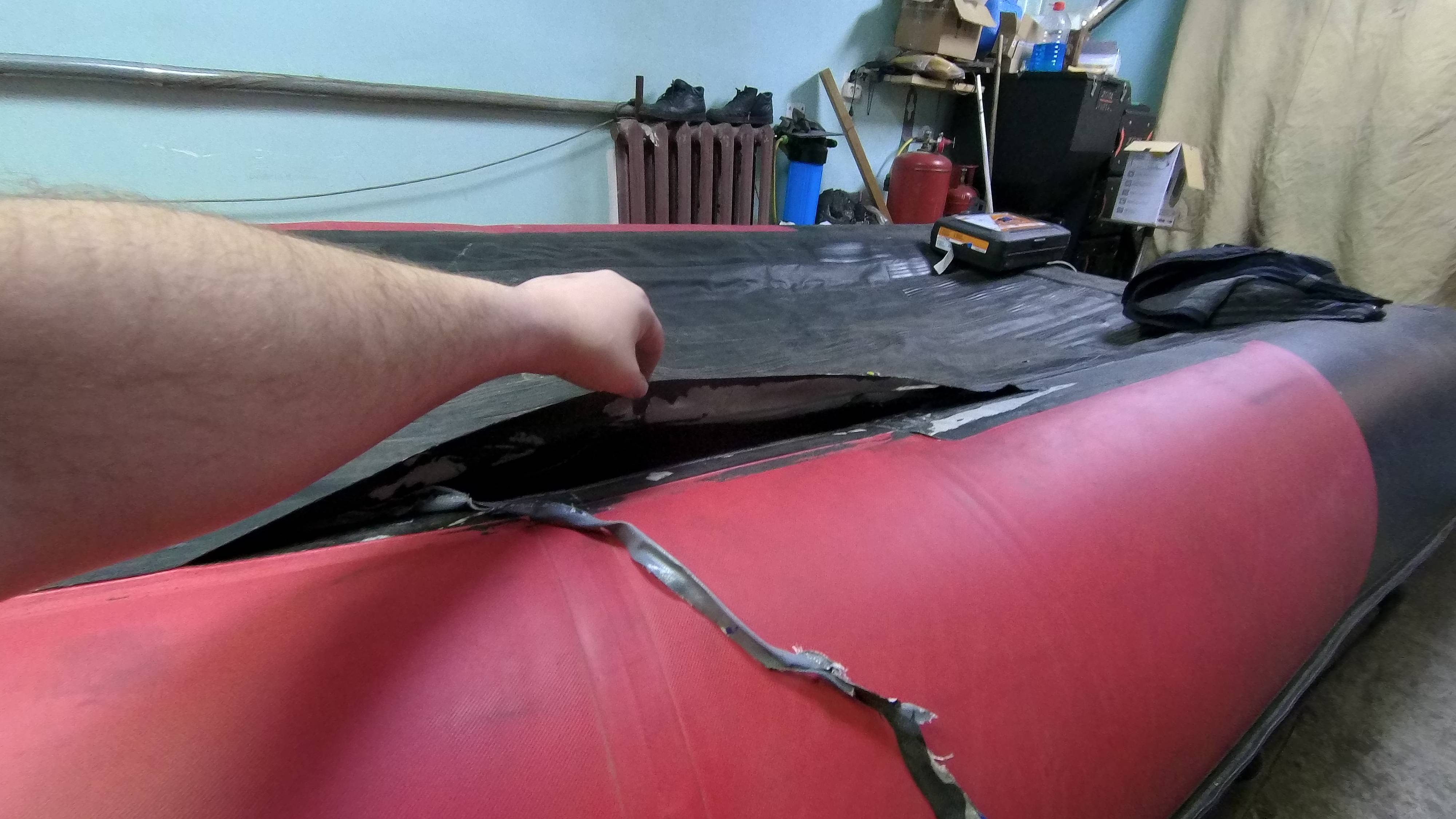 Ремонтируем  ДНО НДНД 
Лодку приговорили на УТИЛЬ