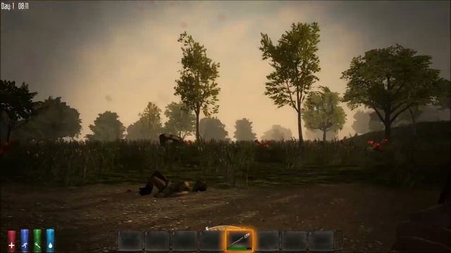 7 Days to Die Alpha (10.4)- Ep01 Day 1 Survival Walkthrough & Game Overview смотреть онлайн