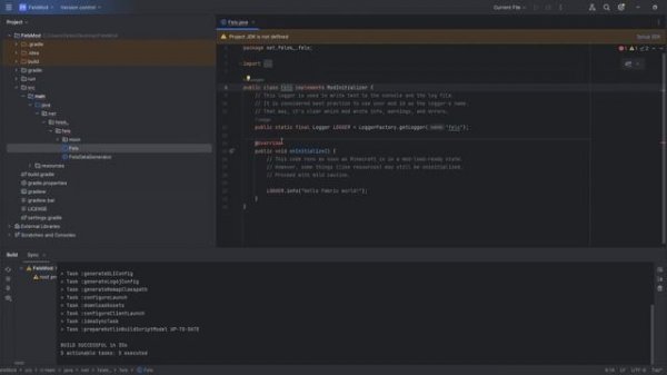 Гайд по созданию своего мода на minecraft fabric #1 1.20.1