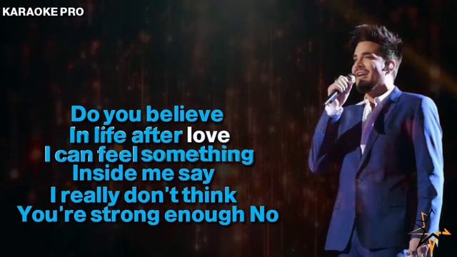 Believe Adam Lambert karaoke tono bajo смотреть онлайн