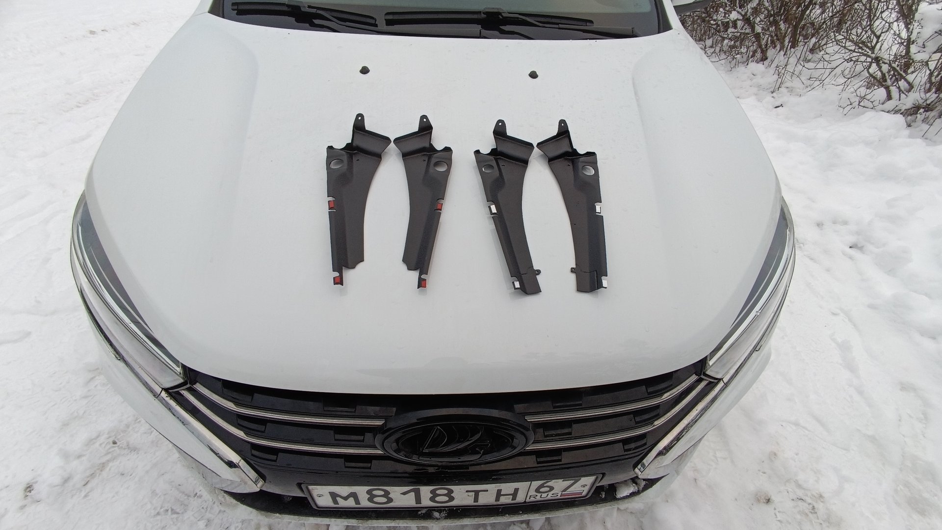 LADA Vesta,,,жабо крыльев закроет что нужно !!! смотреть онлайн