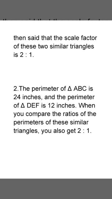 Scale Factor For Class 10th Mathematics