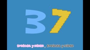 Los números. Song to learn numbers in Spanish for kids