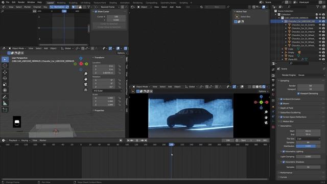 Smoky Volumetrics in Blender with EEVEE! смотреть онлайн