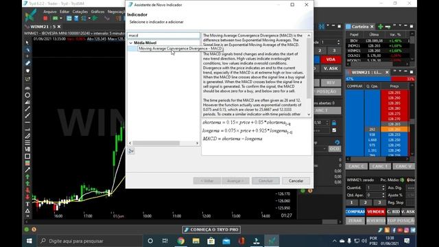 Colocando indicadores no gráfico do tryd-trader смотреть онлайн