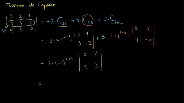 Determinantes (parte 3) - Teorema de Laplace смотреть онлайн