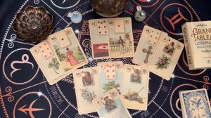 РАСКЛАД на Отношения на картах Ленорман