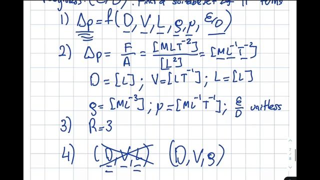 Fluid Mechanics 10.5 - Solved Example Problem, Determining Pi Terms, Turbulent Flow in a Pipe смотреть онлайн