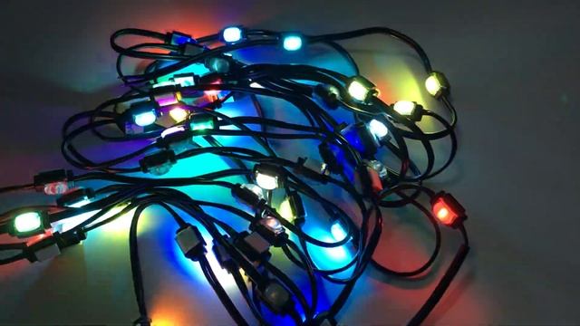 1608 LED module RGB Flashing self-acting DC12V / Holiday decoration lights, смотреть онлайн