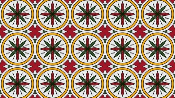 Русский народный орнамент 13. Бесплатный футаж. Зацикленное видео.