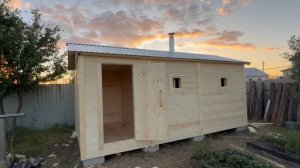 Баня 2,5х5 разделенная на 3 отделения