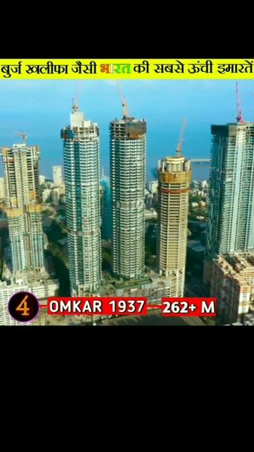 Tallest Buildings In India | Burj Khalifa Top Floor View | Burj Khalifa New Year 2023 | #shorts смотреть онлайн