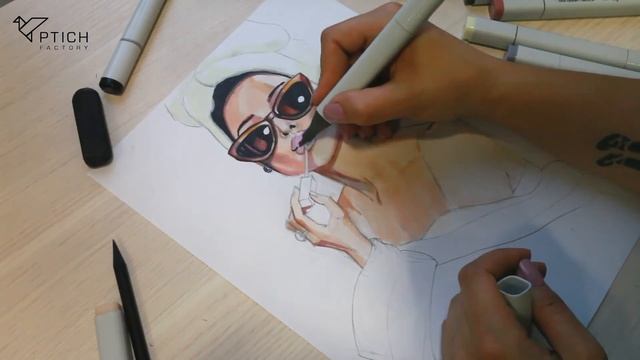 Fashion-иллюстрация смотреть онлайн