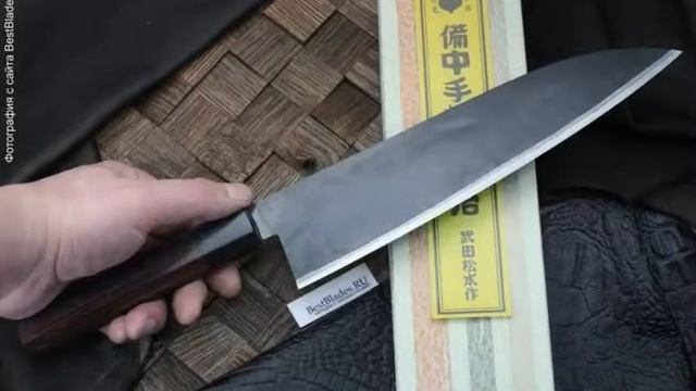 Кухонный нож Takeda HOCHO NAS Sasanoha 210 мм смотреть онлайн