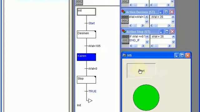 CoDeSys SFC Animation
