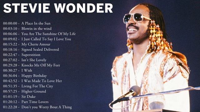 Stevie Wonder Greatest Hits Full Album - Stevie Wonder Best Songs Playlist Ever
