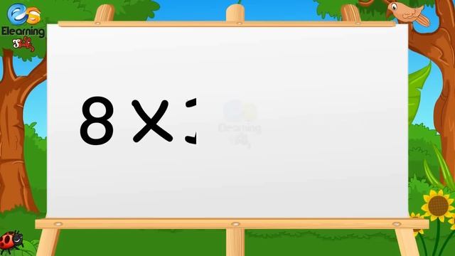 Learn Multiplication Table of eight 8 x 1 = 8 - 8 Times Tables смотреть онлайн