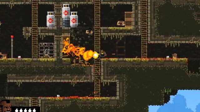 Обзор\Прохождение игры BROFORCE Beta