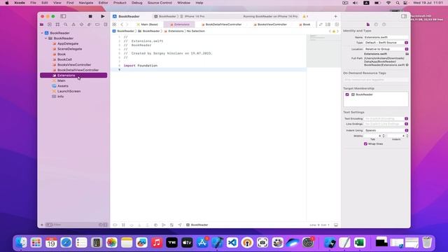 Пишем читалку. Добавляем новый UIViewController. Настраиваем связи между контроллерами. смотреть онлайн