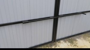 Засов на ворота. Задвижка для ворот своими руками. Задвижка для распашных ворот из профильной трубы.