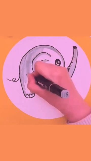 рисуем слоника с ладошки смотреть онлайн