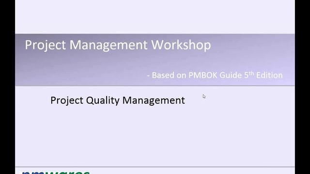 Online PMP Training - T7 - P05 - Cost Management & Quality Management смотреть онлайн