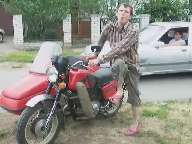 Иж планета 5 Советский Мотоцикл с характером. Отдача заводной ножки смотреть онлайн