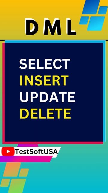 DML commands in SQL | TestSoftUSA #shorts смотреть онлайн