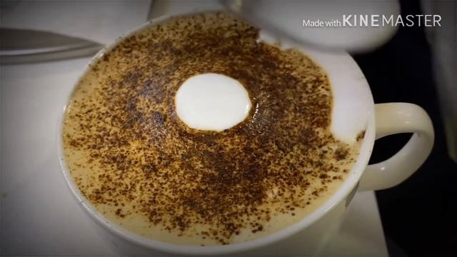 Vlog122 flower Latte art using chocolate powder and pen смотреть онлайн