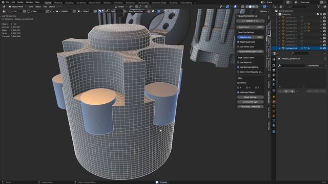 Blender - Quad Remesher Workflow смотреть онлайн