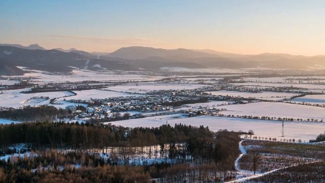 Красота зимы. | Winter Time In A Small Slovak Village