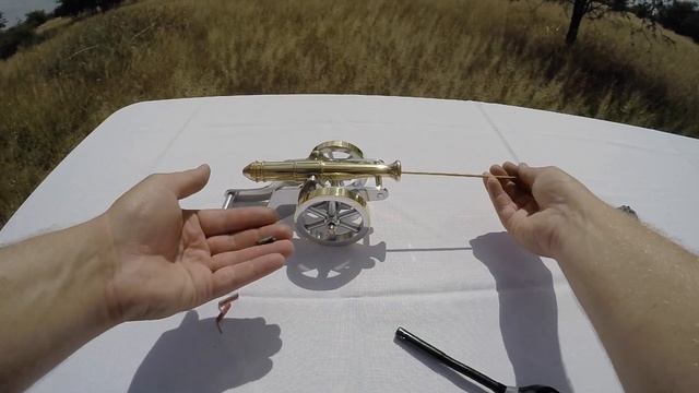 Mini cannon firing a BB gun pellet смотреть онлайн