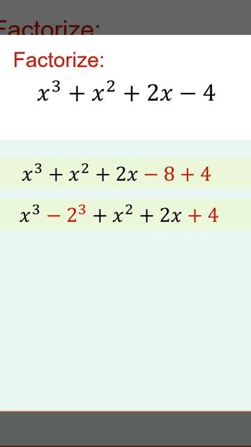 Mastering Factorization without Theorems! #algebra #maths #shorts #youtubeshorts #shortsfeed #math смотреть онлайн