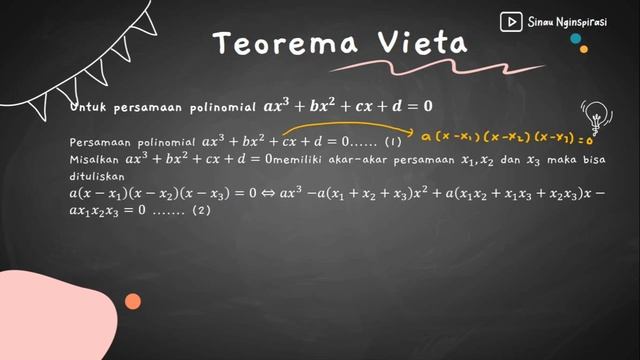 Persamaan Polinomial (Teorema Vieta) | Polinomial Part 9 смотреть онлайн