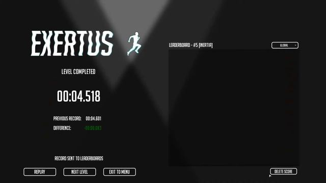 Exertus - Inertia 5 (Wallruns) Speedrun in 00:00:04,518 смотреть онлайн