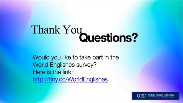 Mama put in the OED: World Englishes and the Oxford English Dictionary смотреть онлайн