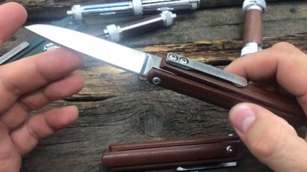 Нож рамочный карманный фаун