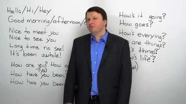 Learn 30+ ways to greet people in English смотреть онлайн