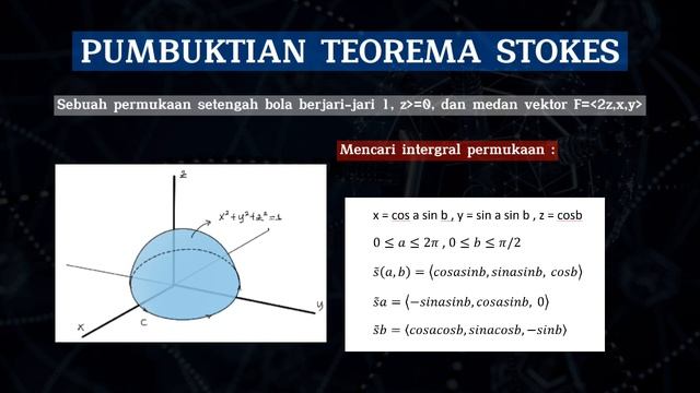 Pembuktian Teorema Stokes dan Contoh смотреть онлайн