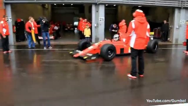 1989 Ferrari F1 89 ex Gerhard Berger EPIC V12 SOUNDS! смотреть онлайн