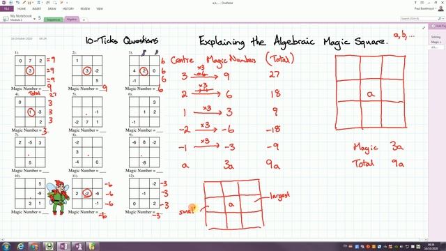 AlgebraicMagicSquare смотреть онлайн