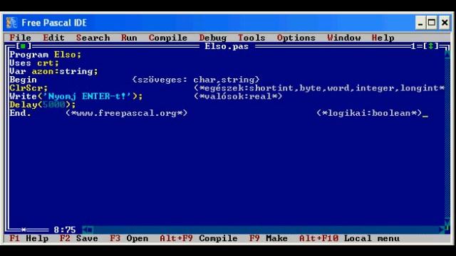 Programozás Pascal nyelven: 2. rész смотреть онлайн
