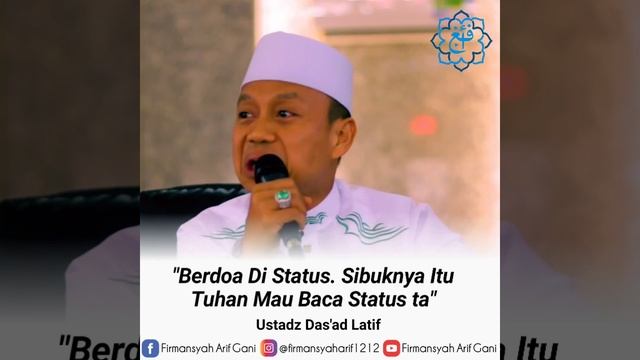 Ustadz Das'ad Latif - Berdoa Di Status. Sibuknya Itu Tuhan Mau Baca Status ta...... смотреть онлайн